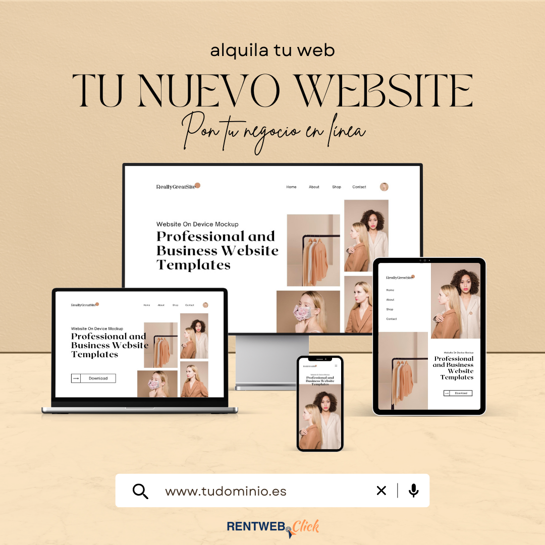 ¡Alquila el sitio web para tu negocio!